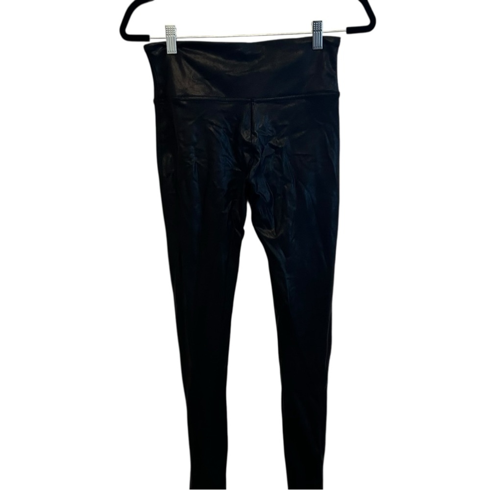 Spanx Faux Leather Leggings Size Large